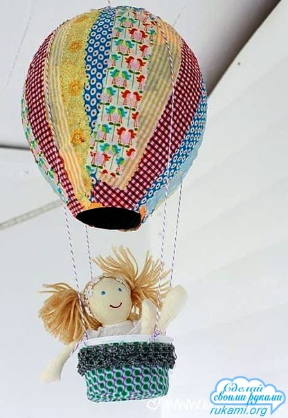 Воздушные шары из папье-маше