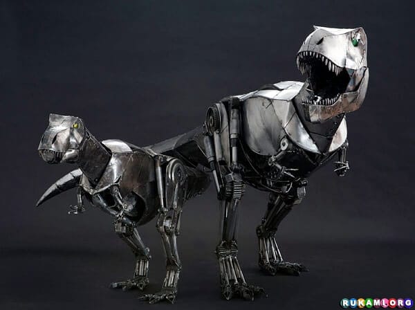 metal_large_and_small_t_rex_sculptures_1_1591939463