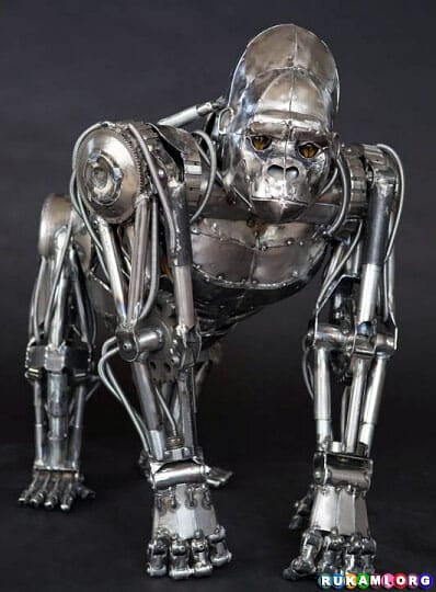 mechanical-metal-gorilla-front